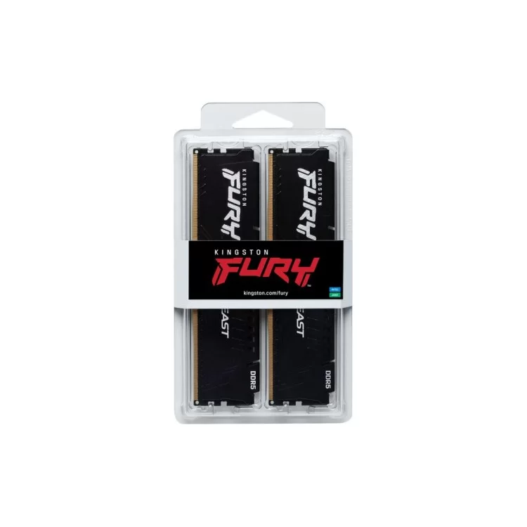 Модуль памяти для компьютера DDR5 32GB (2x16GB) 6000 MHz Beast Black XMP Kingston Fury (ex.HyperX) (KF560C30BBK2-32) отзывы - изображение 5