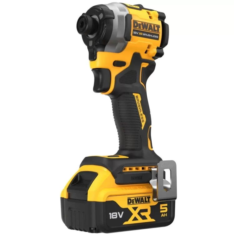 Шуруповерт DeWALT 18 В XR Li-Ion, 2x5Ah, бесщёточный, 206 Нм, 3250 об/мин, TSTAK (DCF850P2T) цена 37 798грн - фотография 2