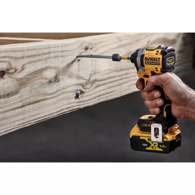 Шуруповерт DeWALT 18 В XR Li-Ion, 2x5Ah, бесщёточный, 206 Нм, 3250 об/мин, TSTAK (DCF850P2T) - фото 10