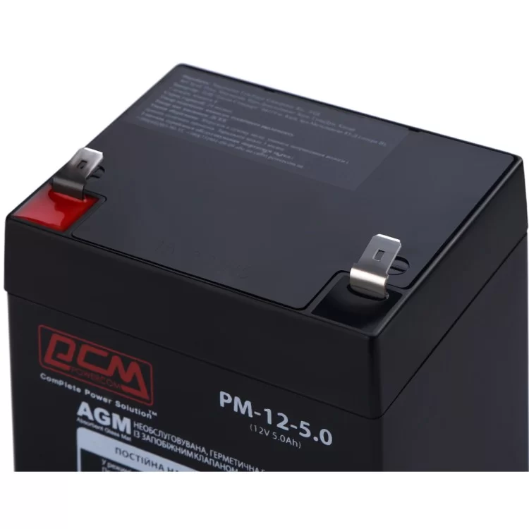 в продаже Батарея к ИБП Powercom PM-12-5.0, 12V 5Ah (PM-12-5.0) - фото 3