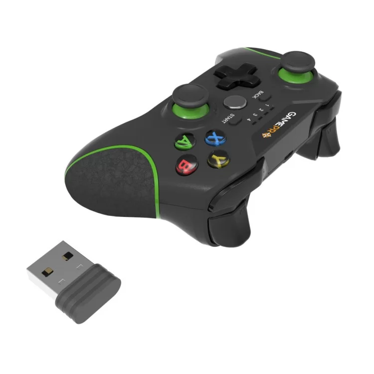 продаємо Геймпад GamePro MG650B PS3/Android Wireless Black/Green (MG650B) в Україні - фото 4