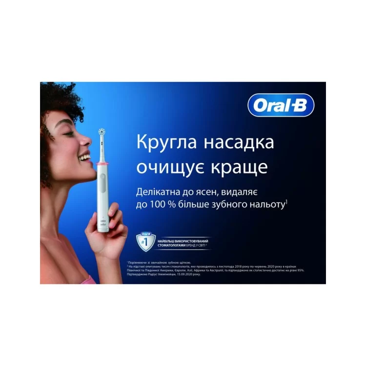 продаємо Електрична зубна щітка Oral-B D103.413.3 PRO Black в Україні - фото 4