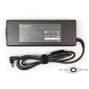 Блок питания к ноутбуку PowerPlant ASUS 220V, 19V 120W 6.32A (5.5*2.5) (AS120F5525)