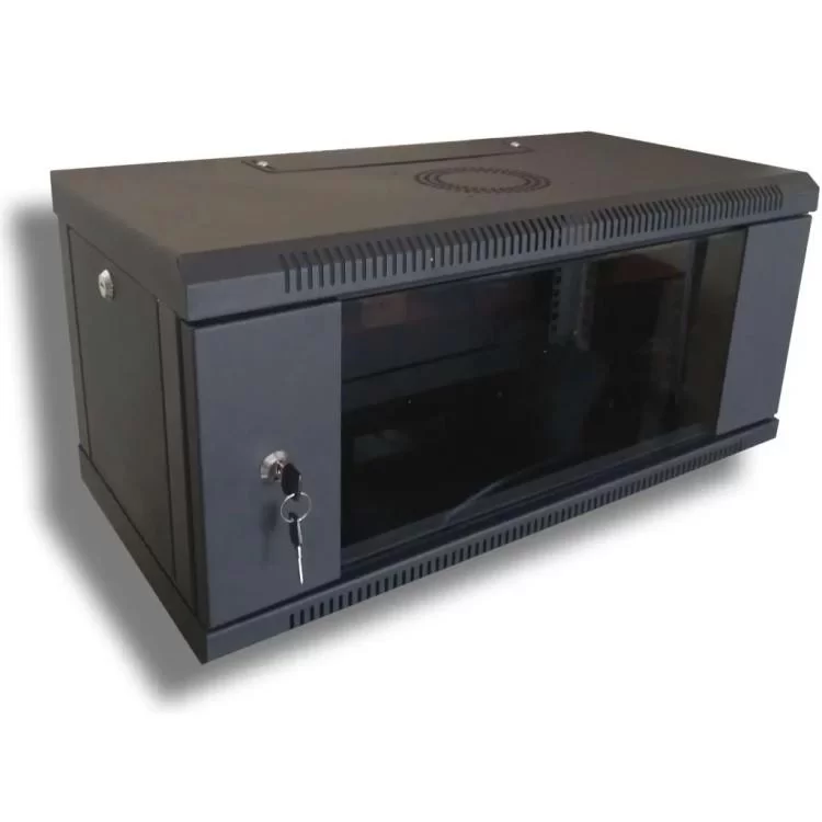 Шкаф настенный Hypernet 4U 19" 600x450 (WMNC-4U-FLAT-AC-BLACK)