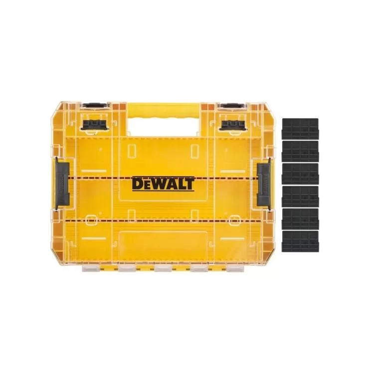 Ящик для інструментів DeWALT для біт системи TSTAK Tough Case L з роздільниками 6 шт (DT70839) ціна 2 365грн - фотографія 2