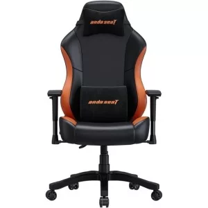 Крісло ігрове Anda Seat Luna Color PVC Size L Black/Orange (AD18-48-BO-PV)