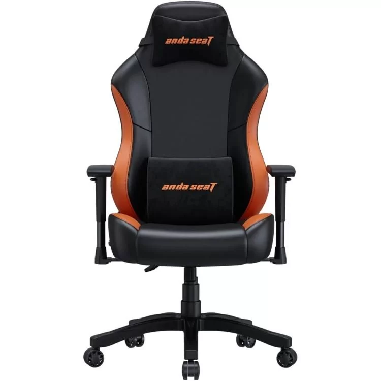 Крісло ігрове Anda Seat Luna Color PVC Size L Black/Orange (AD18-48-BO-PV)