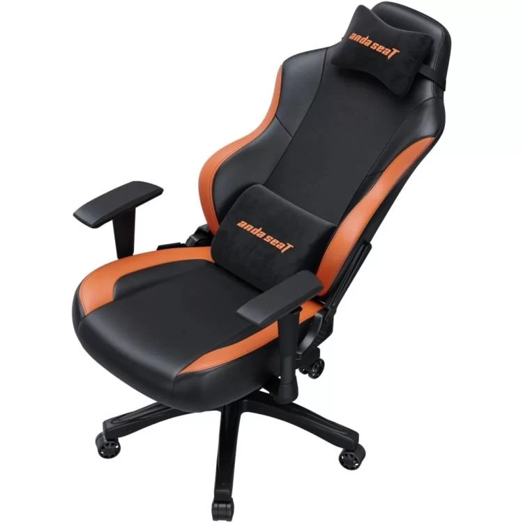 Крісло ігрове Anda Seat Luna Color PVC Size L Black/Orange (AD18-48-BO-PV) огляд - фото 8