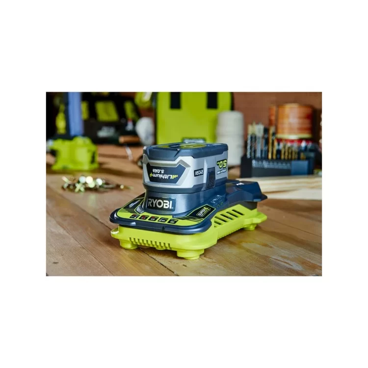 в продажу Зарядний пристрій для акумуляторів інструменту Ryobi ONE+ RC18-150, 5 А/г, 18В (5133002638) - фото 3