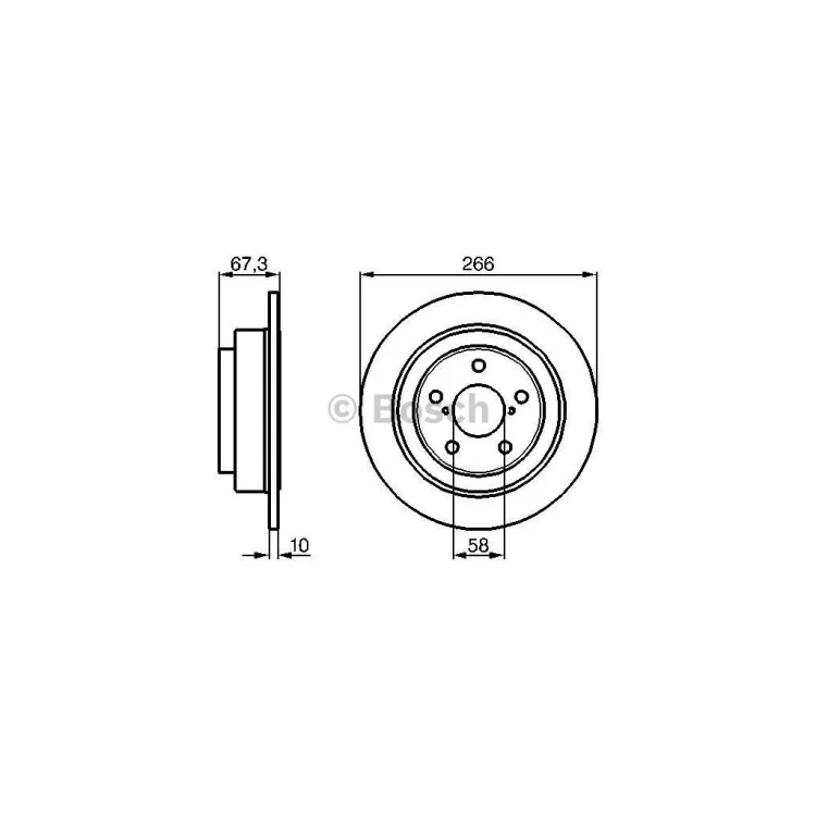 Гальмівний диск Bosch 0 986 478 799 відгуки - зображення 5