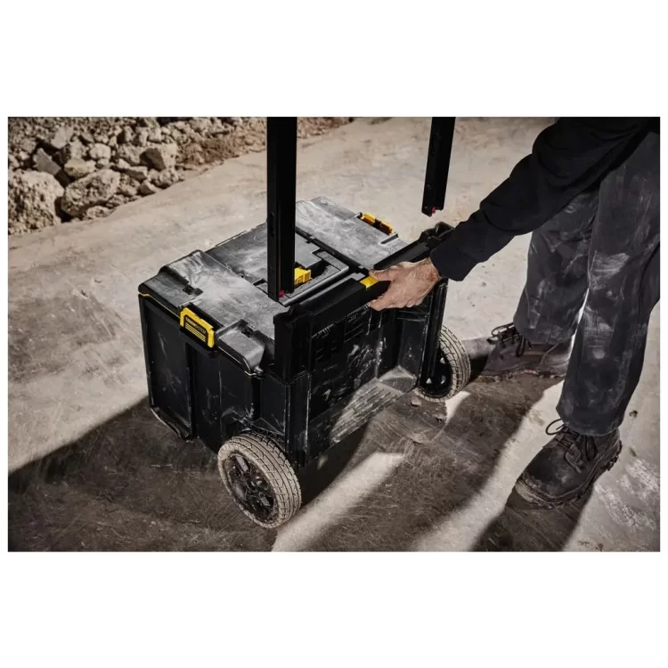 Ящик для инструментов DeWALT Ящик-тележка TOUGHSYSTEM 2.0 608х500х990 мм (DWST83295-1) инструкция - картинка 6