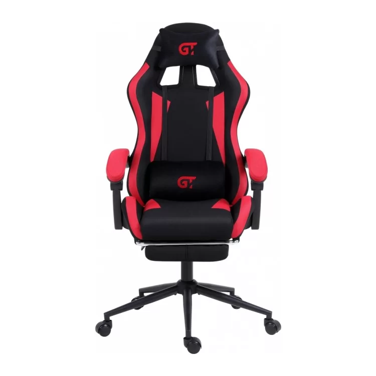 Крісло ігрове GT Racer X-2324 Black/Red (X-2324 Fabric Black/Red) ціна 9 518грн - фотографія 2