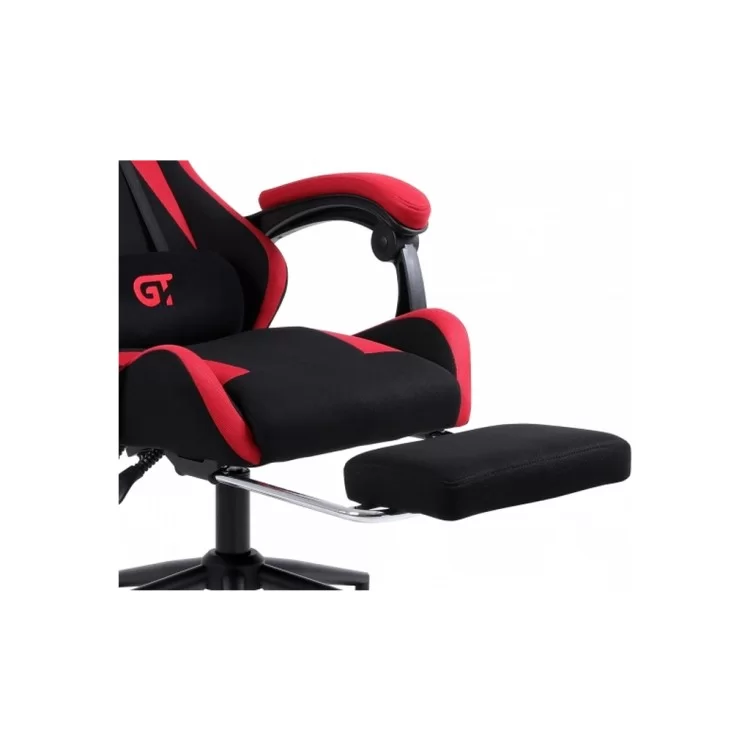 Крісло ігрове GT Racer X-2324 Black/Red (X-2324 Fabric Black/Red) огляд - фото 8