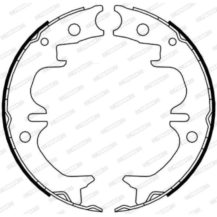 Гальмівні колодки FERODO FSB4069 ціна 1 158грн - фотографія 2
