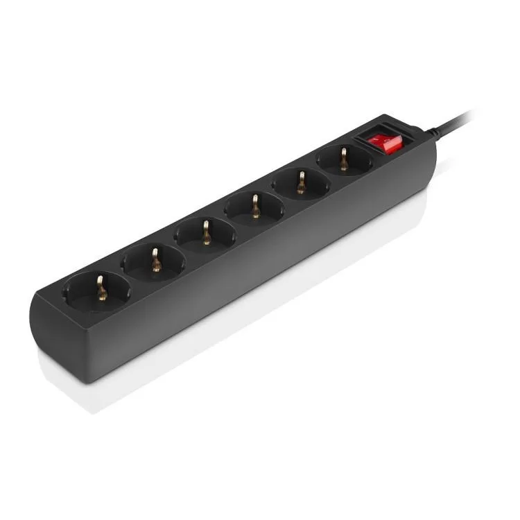 Мережевий фільтр живлення REAL-EL RS-6 Protect M 1.8m, black (EL122300032) відгуки - зображення 5