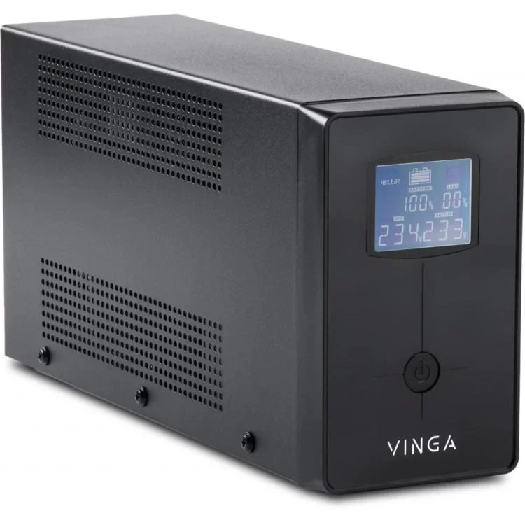 Пристрій безперебійного живлення Vinga LCD 1500VA metal case ( VPC-1500PRM3 ) (VPC-1500PRM3) ціна 8 498грн - фотографія 2