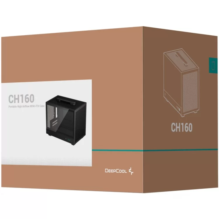 Корпус Deepcool CH160 Black (R-CH160-BKNGI0-G-1) - фото 12