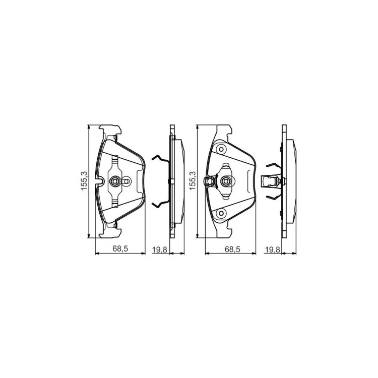 Тормозные колодки Bosch 0 986 495 082 инструкция - картинка 6