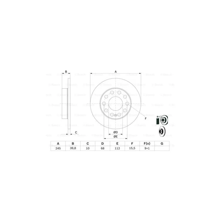 Тормозной диск Bosch 0 986 478 986 отзывы - изображение 5