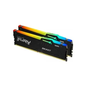 Модуль пам'яті для комп'ютера DDR5 32GB (2x16GB) 5200 MHz Beast RGB XMP Kingston Fury (ex.HyperX) (KF552C40BBAK2-32)