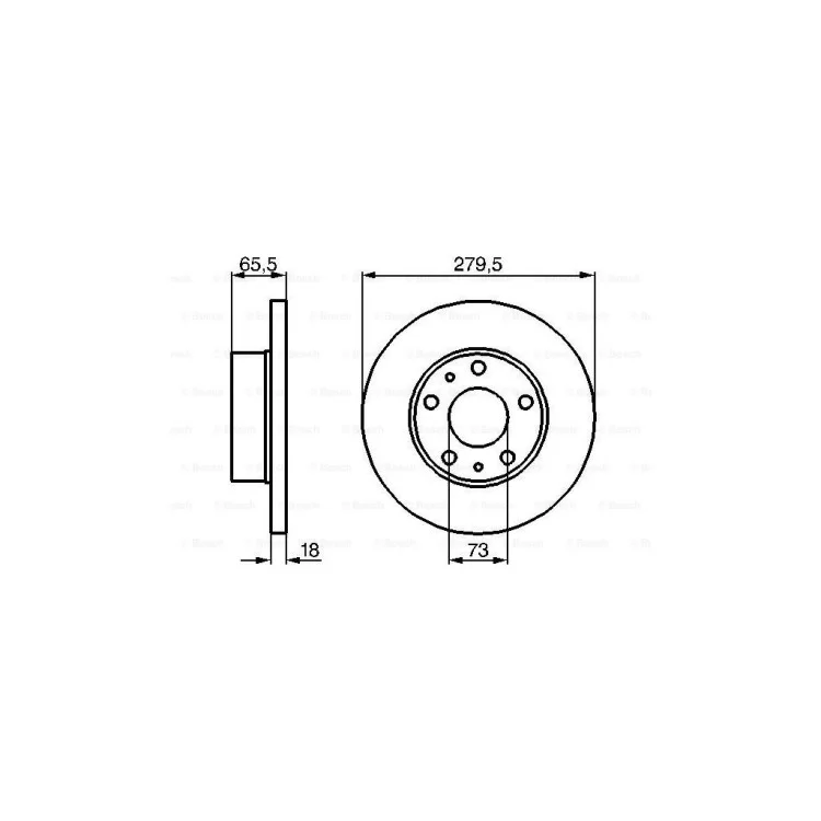 Гальмівний диск Bosch 0 986 478 843 відгуки - зображення 5