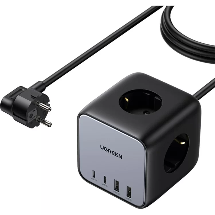 Зарядное устройство Ugreen 4xUSB 65W DigiNest Cube (2хUSB-C+2xUSB-A) CD268 (60113) цена 4 588грн - фотография 2