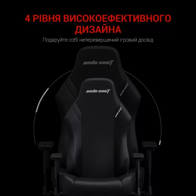 Крісло ігрове Anda Seat Luna Size L Back (AD18-44-B-PV/C) - фото 12