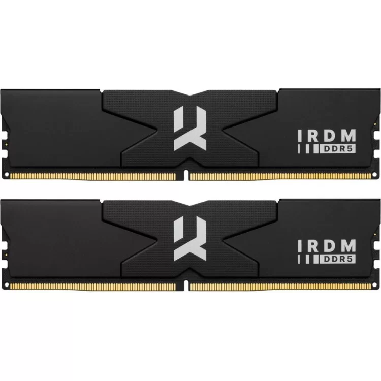 Модуль памяти для компьютера DDR5 64GB (2x32GB) 6400 MHz IRDM Black Goodram (IR-6400D564L32/64GDC)