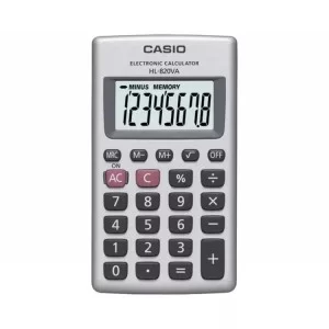 Калькулятор Casio HL-820VA-W-EP, сріблястий (CALC-CAS-HL-820VA-W)