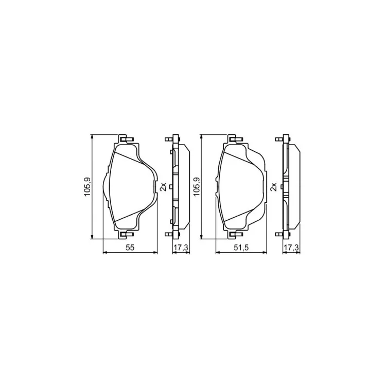 продаем Тормозные колодки Bosch 0986494805 в Украине - фото 4