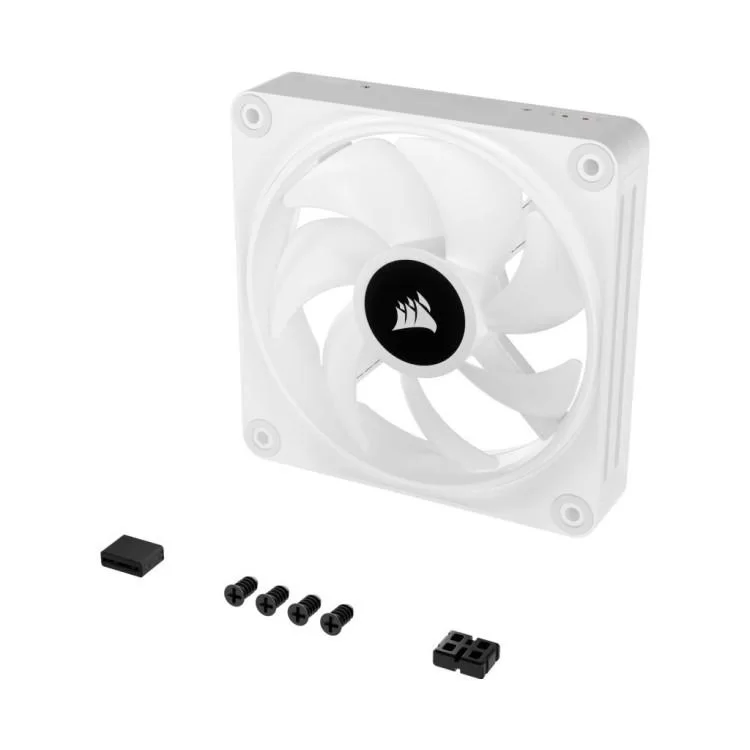 Кулер для корпуса Corsair iCUE Link QX120 RGB PWM White (CO-9051005-WW) обзор - фото 8