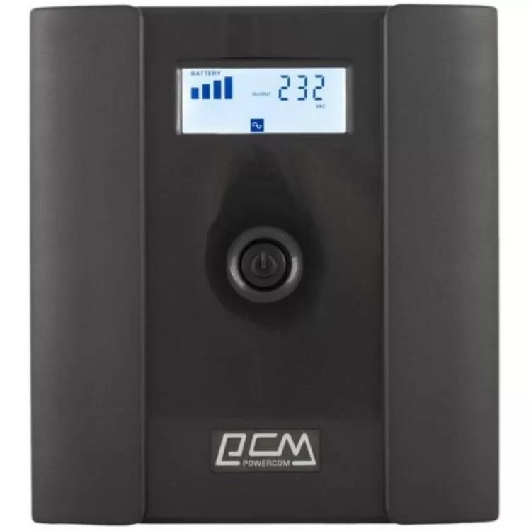 Источник бесперебойного питания Powercom RPT-1500AP LCD SCHUKO - фотография 2