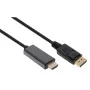 Кабель мультимедийный Display Port to HDMI 1.8m v1.4/v2.1 4K120/8K60 Vinga (VCPDP14HI211.8)