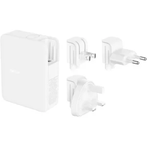 Зарядное устройство Belkin 140W 3хUSB-С GAN PD PPS USB-A White (WCH014BTWH)