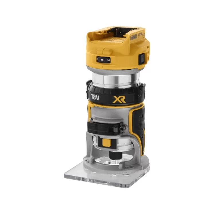 Фрезер DeWALT 18В XR Li-lon, безщітковий, 16000-25500 об/хв, цанга 6-8 мм (без АКБ та ЗП) (DCW600N)