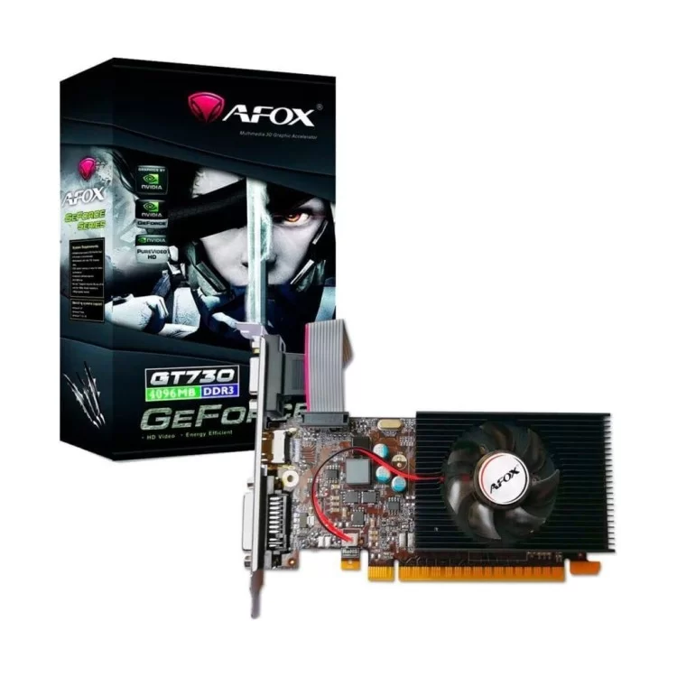 Відеокарта GeForce GT730 4Gb Afox (AF730-4096D3L6) ціна 4 690грн - фотографія 2