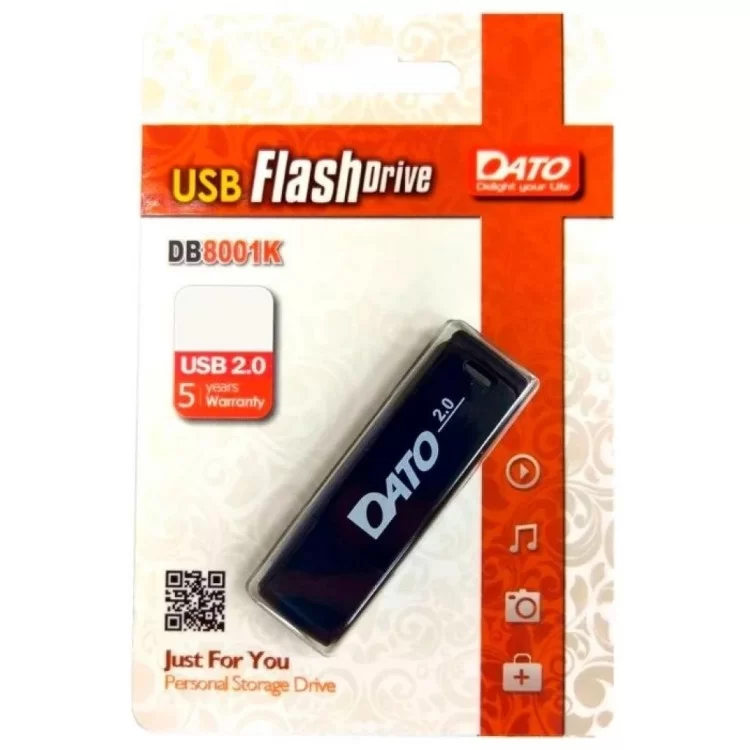 в продаже USB флеш накопитель Dato 32GB DB8001 Black USB 2.0 (DB8001K-32G) - фото 3