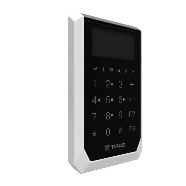 в продажу Аксесуар для охоронних систем TIRAS Technologies K-PAD OLED black - фото 3