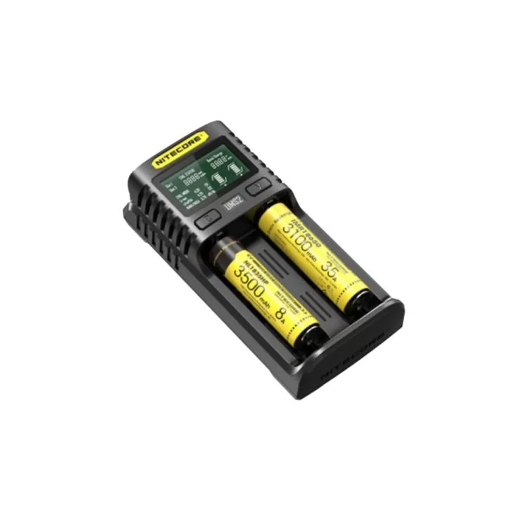 Зарядное устройство для аккумуляторов Nitecore Digicharger UM2 (2 channels, LCD дисп.,Li-ion, Ni-MH/Ni-Cd, (11454) Зарядное устройство для аккумуляторов Nitecore Digicharger UM2 (2 channels, LCD дисп.,Li-ion, Ni-MH/Ni-Cd, (11454)