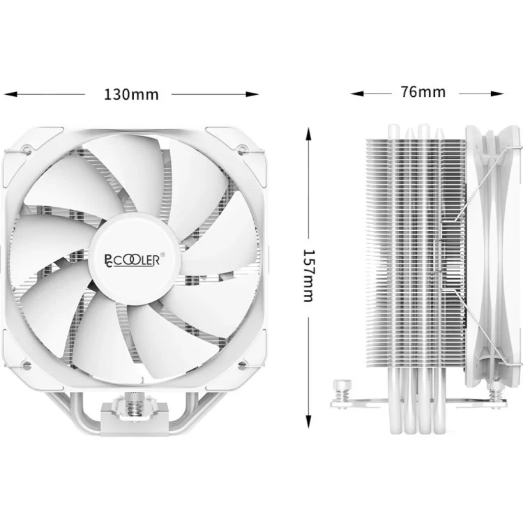 Кулер для процессора PcCooler PALADIN EX400S (PALADIN 400 WH) - фото 9