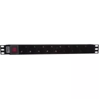 Силовий блок Hypernet 19" 8 розеток без кабеля с выкл. (SPP8-WC)