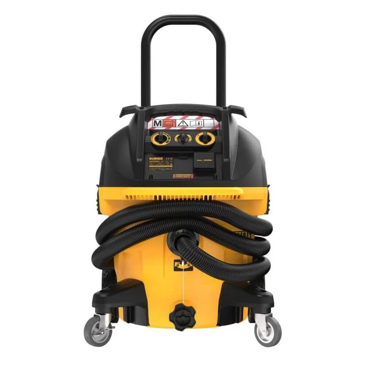 Пилосос будівельний DeWALT 1400 Вт, шланг 4.6 м, 38 л, 15 кг (DWV905M) - фотографія 2
