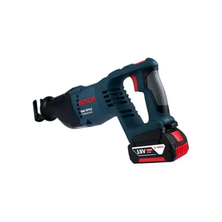 Сабельная пила Bosch GKS 18 V-LI + GBA 18 4,0 Ач + GAL 18V-40 (0.615.990.L6H) - фотография 2