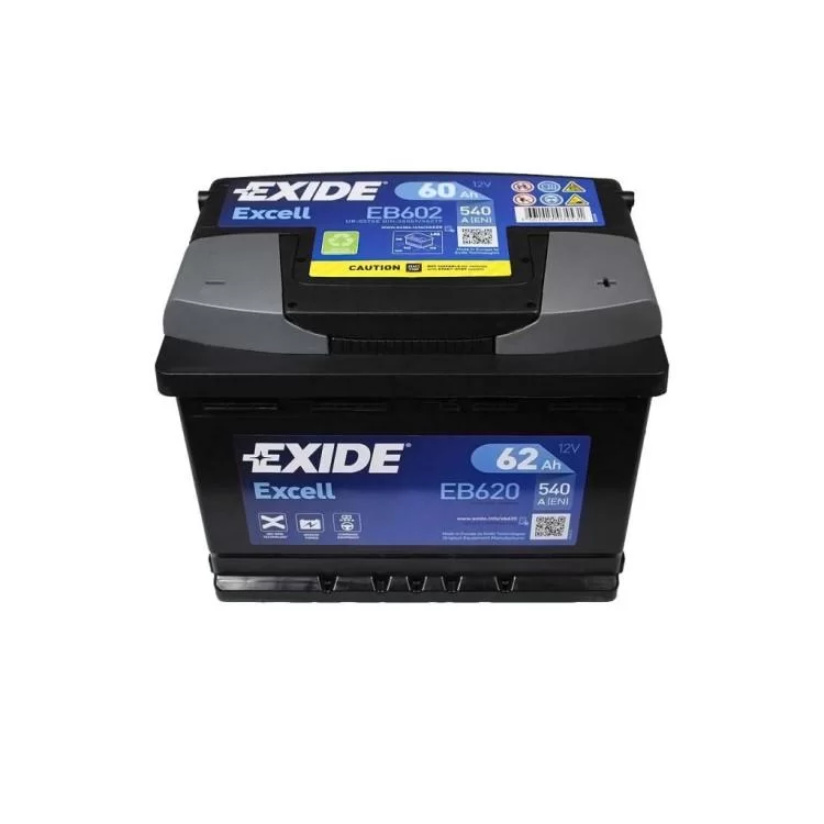 Акумулятор автомобільний EXIDE EXCELL 60Ah Н Ев (-/+) (540EN) (EB602) ціна 2 860грн - фотографія 2