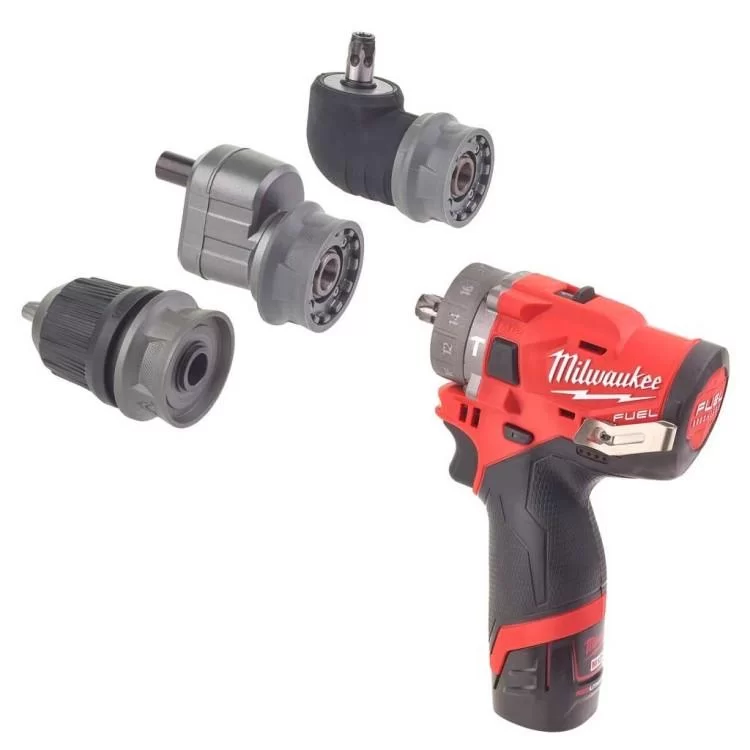 Шуруповерт Milwaukee M12 FPDXKIT-202X, 44Нм, 2x2Аг, 2 насадки, кейс (4933464138) - фотографія 2