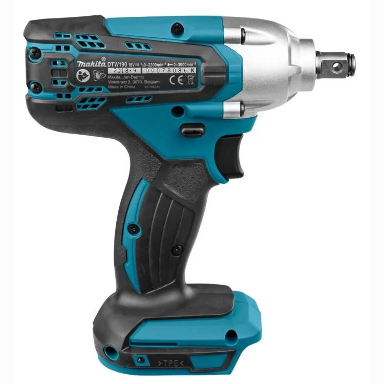 Гайковерт Makita DTW190Z LXT, 18В, 190Нм, 1/2" (без АКБ и ЗУ) (DTW190Z) - фотография 2