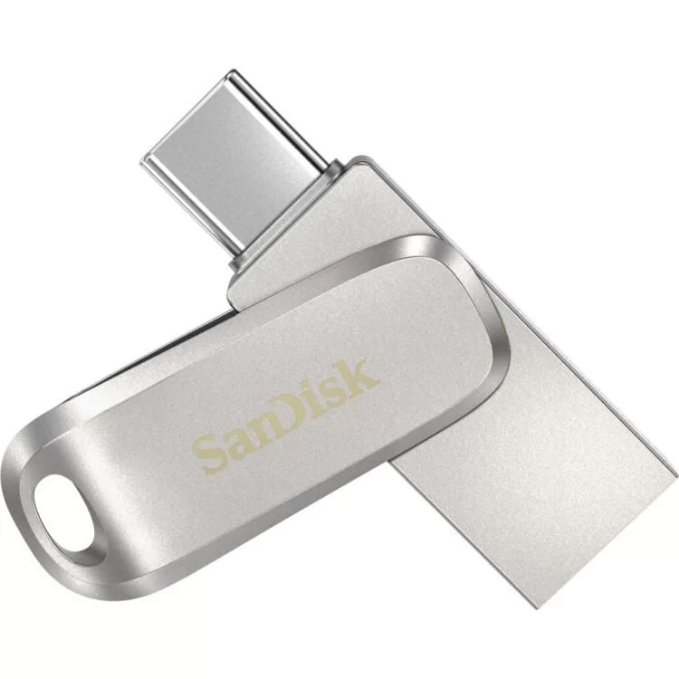 USB флеш накопичувач SanDisk 128GB Dual Drive Luxe USB 3.1 + Type-C (SDDDC4-128G-G46) ціна 1 296грн - фотографія 2