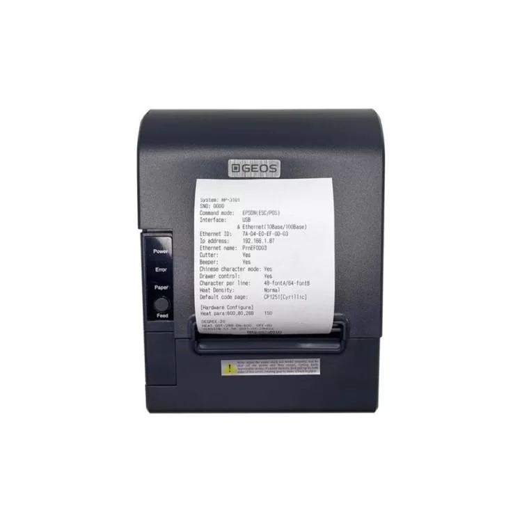 продаємо Принтер чеків Geos RP3101 з розділювачем 58-80мм, USB, Ethernet (RP3101 divider 58/80) в Україні - фото 4