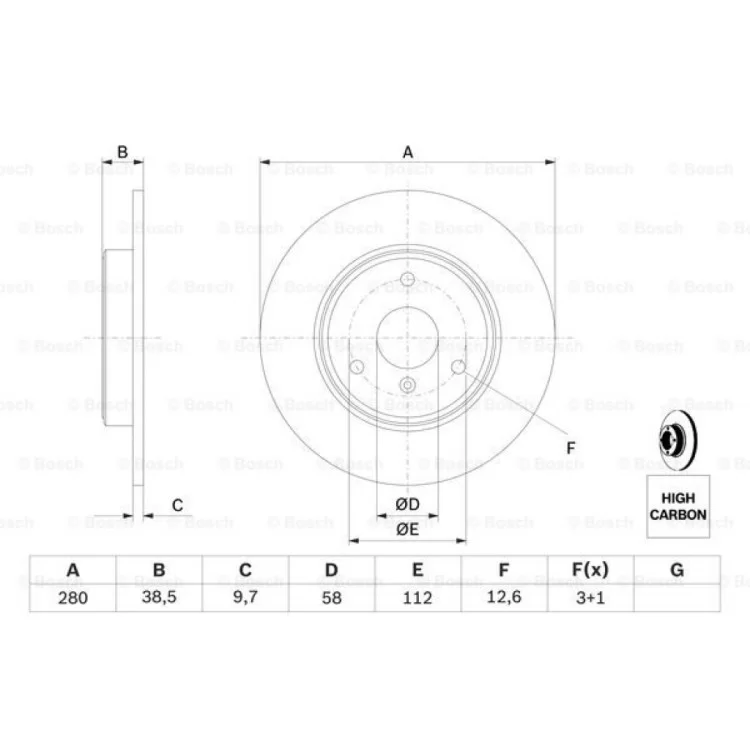 Тормозной диск Bosch 0 986 479 305 отзывы - изображение 5