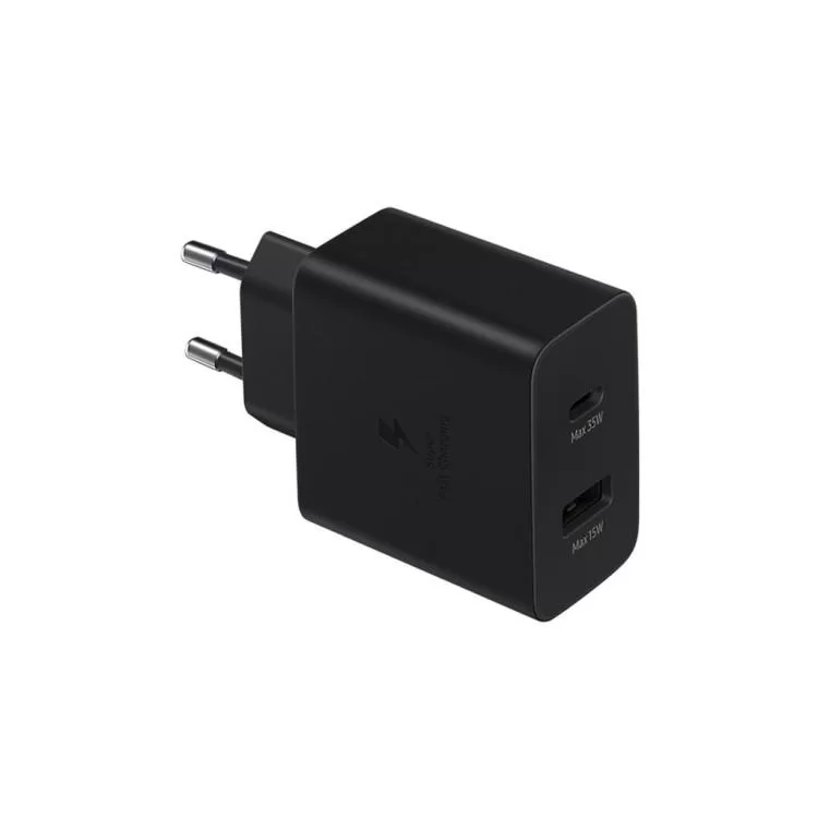 Зарядное устройство Samsung 35W Wall Charger Duo Black (EP-TA220NBEGRU) - фотография 2